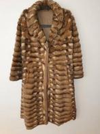 Bontjas mt.38 lange uitvoering mooi gevoerd handgemaakt, Ophalen of Verzenden, Zo goed als nieuw, Maat 38/40 (M), Bruin