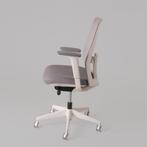 Krede Bureaustoel Grijs Wit Netweave NEN1335, Ophalen of Verzenden
