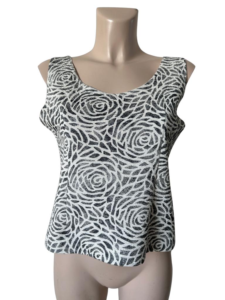 Joseph Ribkoff top L, Kleding | Dames, Tops, Zo goed als nieuw, Zwart, Zonder mouw, Ophalen of Verzenden