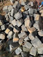 Basalt Keien - +/- 165 stuks, Tuin en Terras, Ophalen, Gebruikt, Klinkers, Natuursteen