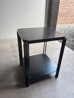 Sidetable staal met marmer 5 stuks beschikbaar, Ophalen, Minder dan 50 cm, Zo goed als nieuw, Metaal