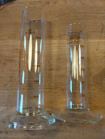 2 Simax Maatcilinders - 1000ml & 500ml beschikbaar voor biedingen