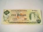 NIEUW - Guyana - 5 dollar bankbiljet, Ophalen of Verzenden, Zuid-Amerika, Los biljet
