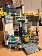 Playmobil luchthaven (3886), vliegtuig (3185) en helikopter, Ophalen of Verzenden, Zo goed als nieuw, Complete set