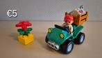 Duplo Boer met Quad en Bloempot, Ophalen, Gebruikt, Losse stenen, Duplo