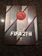 FIFA 21 PS4 Ajax Special Edition Steelbook, Ophalen of Verzenden, Zo goed als nieuw, Zonder controller, Met games