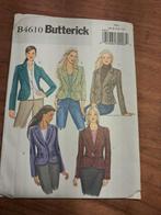 Butterick B4610 naaipatroon voor blazer, Ophalen of Verzenden, Zo goed als nieuw, Vrouw, Overige merken