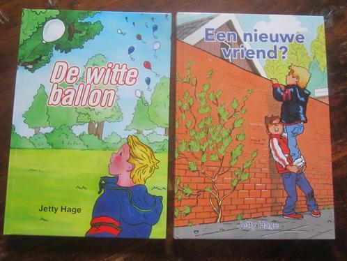Jetty Hage De witte ballon/Een nieuwe vriend AVI M4, Boeken, Kinderboeken | Jeugd | onder 10 jaar, Zo goed als nieuw, Ophalen of Verzenden