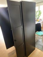 RAKKESTAD Wardrobe with 2 doors, black-brown, 79x176 cm Ikea, 50 tot 100 cm, Zo goed als nieuw, 150 tot 200 cm, Overige houtsoorten