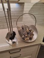 Sier haard set, Huis en Inrichting, Haarden, Ophalen, Zo goed als nieuw, Hangende haard, Overige soorten