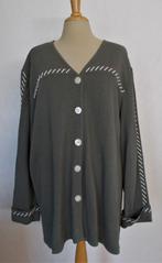 Mooi groen/wit wol mix vest van Attitude! 50, Verzenden, Zo goed als nieuw, Maat 46/48 (XL) of groter, Groen