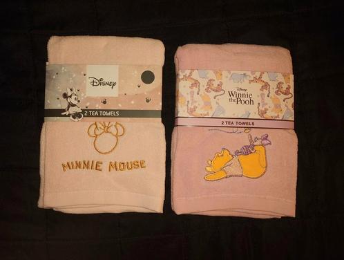 Disney Minnie Mouse & Winnie de Poeh theedoeken NIEUW, Huis en Inrichting, Keuken | Textiel, Nieuw, Ophalen of Verzenden