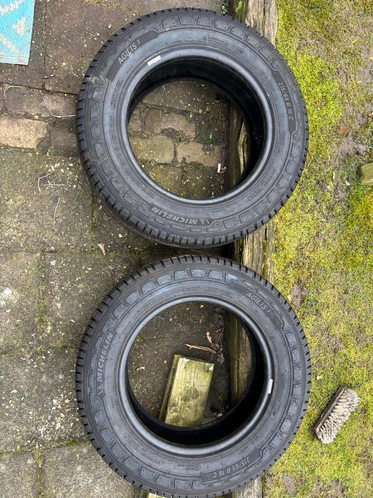 2x Michelin Agilis 3 215/65R16C Banden - 8mm Profiel, Ophalen, 16 inch, Band(en), Zomerbanden