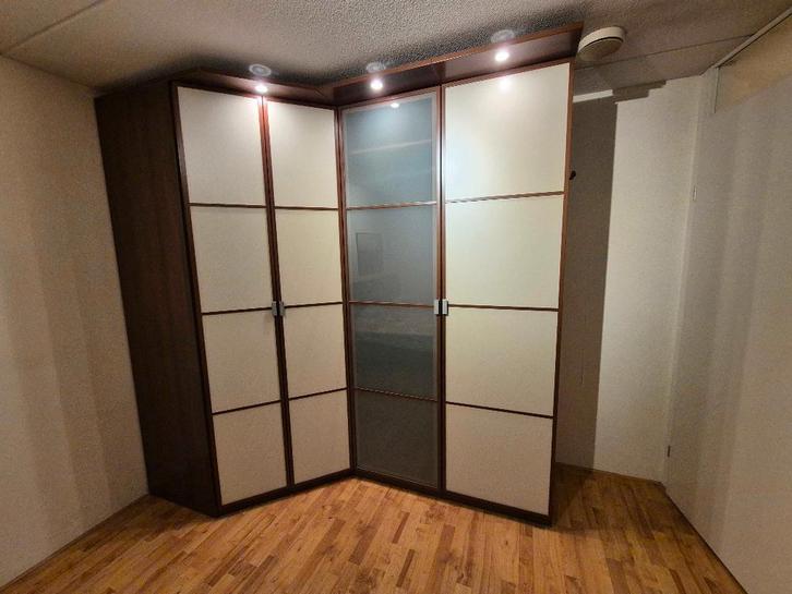 Mooie Ikea HOPEN kledingkast met hoekelement, Huis en Inrichting, Kasten | Kledingkasten, Zo goed als nieuw, 200 cm of meer, 200 cm of meer