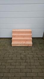Opstap, trap, ladder, chaletopstap, caravanopstap, entree, Ophalen of Verzenden, Zo goed als nieuw, Hout
