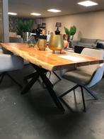 Acacia Houten Tafel – 5 Afmetingen – Vanaf €399,- Homelounge, Vijf personen of meer, Metaal, Rechthoekig, Nieuw