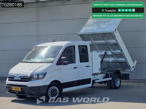 MAN TGE 5.120 Kipper met Kist Dubbel Cabine Dubbellucht 3,5t, Auto's, Bestelauto's, Bedrijf, Te koop, Achteruitrijcamera, Airconditioning