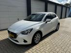Mazda 2 1.5 Skyactiv-g 90PK AUT 2018 Wit, Auto's, Mazda, Stof, Zwart, 4 cilinders, Wit