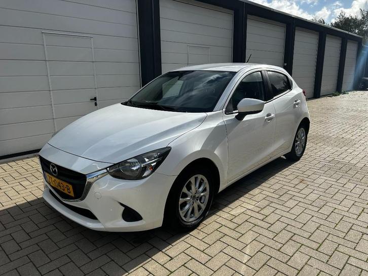 Mazda 2 1.5 Skyactiv-g 90PK AUT 2018 Wit, Auto's, Mazda, Particulier, ABS, Airconditioning, Bluetooth, Boordcomputer, Centrale vergrendeling