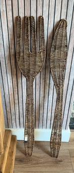 Riet rotan Wanddecoratie Riviera Maison rattan bestek, Ophalen of Verzenden, Zo goed als nieuw