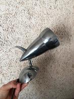 Metalen space age wandlamp, Huis en Inrichting, Lampen | Wandlampen, Ophalen of Verzenden, Gebruikt, Metaal