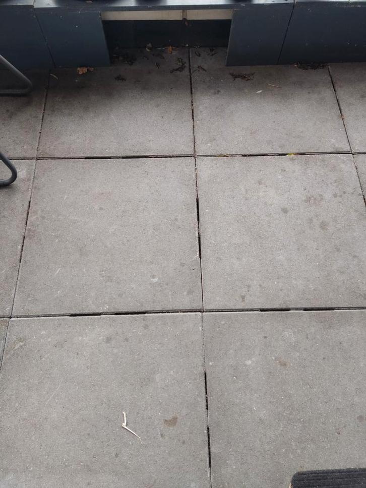 Gratis Betonnen terrastegels 60x60, Tuin en Terras, Tegels en Klinkers, Gebruikt, Terrastegels, Beton, 10 m² of meer, Ophalen