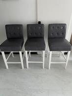 Kookeiland barstoelen krukken Rivièra maison, Ophalen, Gebruikt, Leer, 60 tot 90 cm