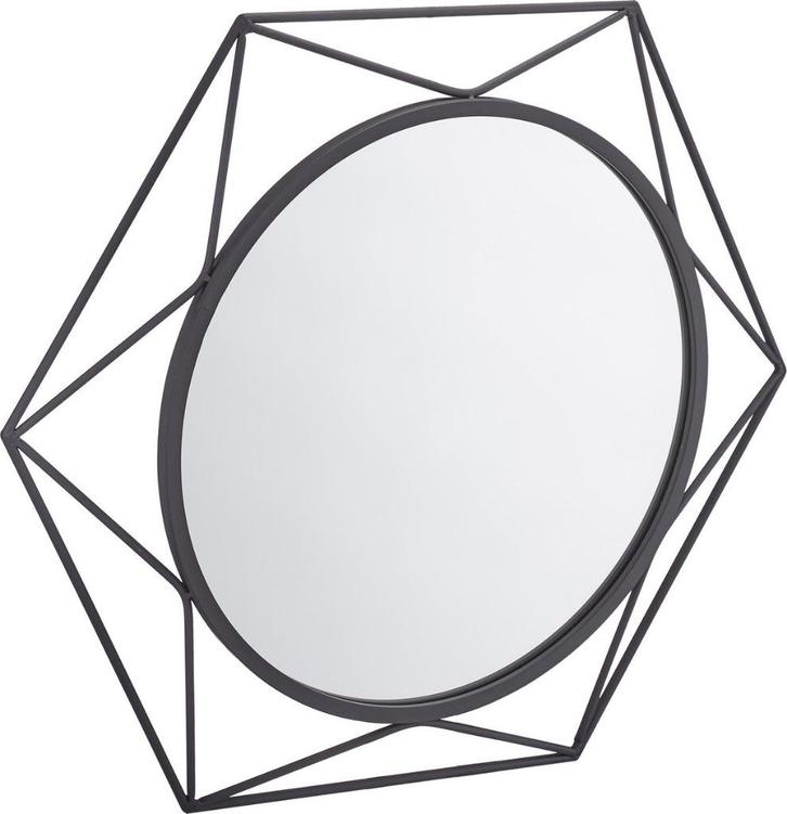 Spiegel, Huis en Inrichting, Woonaccessoires | Spiegels, Zo goed als nieuw, 50 tot 75 cm, Minder dan 100 cm, Rond, Ophalen of Verzenden