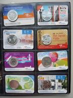 8 coincards van 5 euro, Postzegels en Munten, Munten | Nederland, Ophalen of Verzenden, Koningin Beatrix, Euro's, Zilver