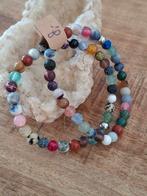 setje van 2 natuurkralen armbanden 6mm, Overige materialen, Nieuw, Ophalen of Verzenden, Overige kleuren