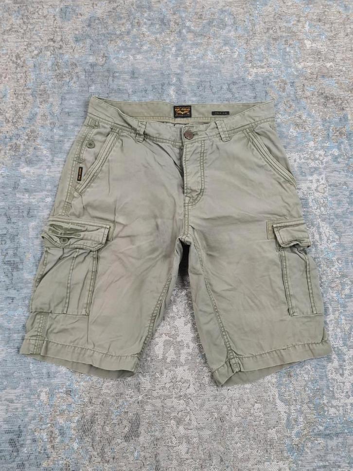 PME Cargo Short Katoen W30 Bronno3032 Bronno3034, Kleding | Heren, Broeken en Pantalons, Zo goed als nieuw, Maat 48/50 (M), Ophalen of Verzenden