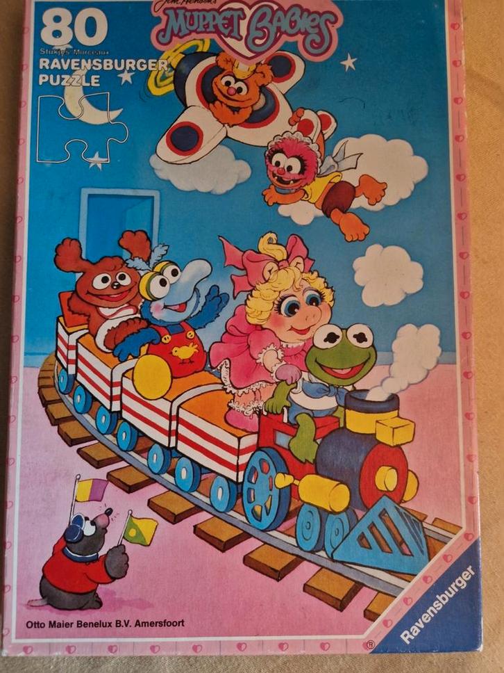 1986 2 x the muppet babies puzzles muppets show puzzels, Verzamelen, Film en Tv, Overige typen, Ophalen of Verzenden