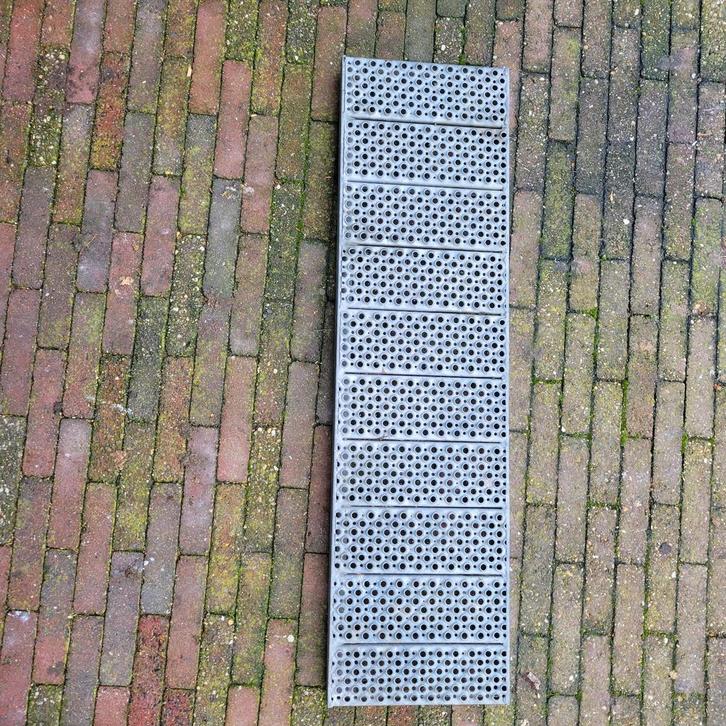 Drempelhulp / Oprijplaat 100x25 cm Antislip Staal, Diversen, Rolstoelen, Elektrische rolstoel, Ophalen