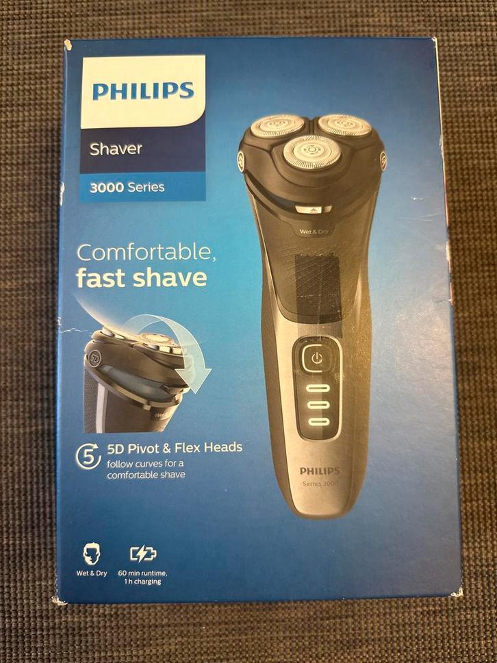 Philips Series 3000 Scheerapparaat - Nieuw, Witgoed en Apparatuur, Persoonlijke-verzorgingsapparatuur, Nieuw, Scheren en Epileren