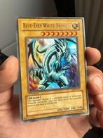 LOB-E001 Blue Eyes White Dragon 1st Edition Near Mint., Hobby en Vrije tijd, Verzamelkaartspellen | Yu-gi-Oh!, Ophalen of Verzenden