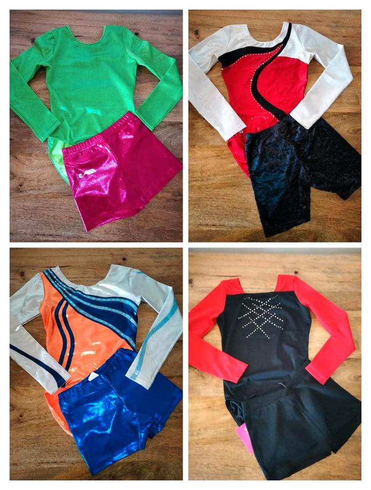 Turnpakjes/turnpakje/gympakjes/gympakje maat 164 Uitverkoop!, Sport en Fitness, Turnen, Zo goed als nieuw, Turnpak(je), Kindermaat 146 t/m 176