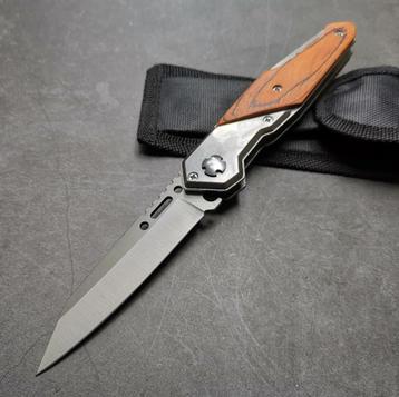 Opvouwbaar Zakmes / Mes Tactic Outdoor Survival Hout Lemmet beschikbaar voor biedingen