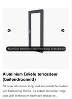 Aluminium buitendeur, Doe-het-zelf en Verbouw, Deuren en Horren, Ophalen, 80 tot 100 cm, 200 tot 215 cm, Buitendeur