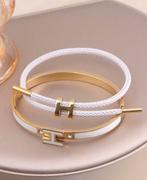 Set armband hermes, Sieraden, Tassen en Uiterlijk, Armbanden, Ophalen of Verzenden, Zo goed als nieuw
