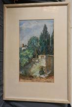 Pastel Straatje in Dubrovnik door Jos Hoogwout hxb 45x25 cm, Ophalen of Verzenden