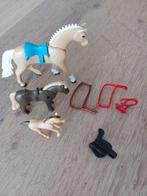 Playmobil set - 3 paarden met extra zadel en hoofdstel, Ophalen of Verzenden