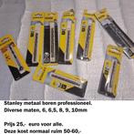 Goede kwaliteit metalen boren van Stanley,, Ophalen of Verzenden, IJzer