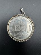 Nederlandse Antillen, 50 Gulden 1980 zilver in hanger., Postzegels en Munten, Munten | Nederland, Ophalen of Verzenden, Koningin Beatrix