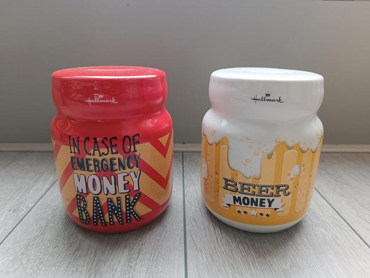 Twee gratis Hallmark spaarpotten, Verzamelen, Spaarpotten, Nieuw, Ophalen