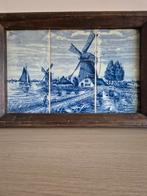 Delfts blauw tegeltableau in nette staat zolderopruiming, Ophalen