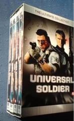 4x DVD Universal soldier 'the ultimate collection', Ophalen, Vanaf 16 jaar, Zo goed als nieuw, Boxset