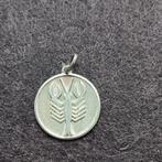 Zilveren hanger, KREEFT, Overige voorstellingen, Ophalen of Verzenden, Zo goed als nieuw, Zilver