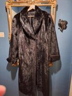 Saga Mink nerts bontjas 44,46, Kleding | Dames, Jassen | Winter, Zwart, Maat 42/44 (L), Saga mink, Ophalen of Verzenden