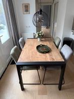 eetkamertafel set, Huis en Inrichting, Ophalen, Zo goed als nieuw, Modern, 4 tot 6 stoelen