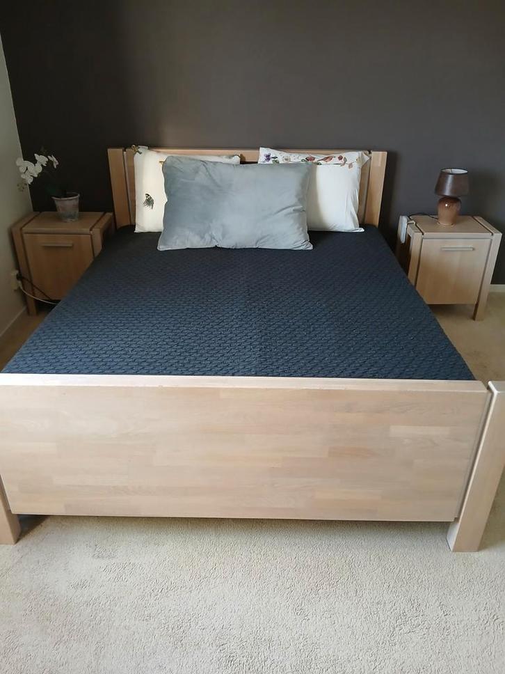 2 persoonsbed 160x200, Huis en Inrichting, Slaapkamer | Complete slaapkamers, Gebruikt, Tweepersoons, Ophalen